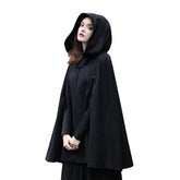 Vintage Medieval Poncho Cloak Hooded Cape Coat